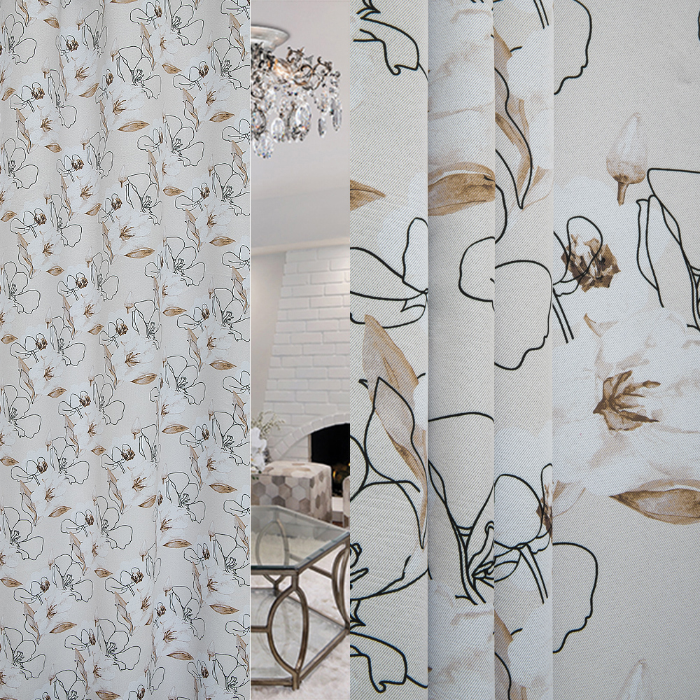 картинка Портьера Texrepublic HY 6005-02/150 BL Pech 