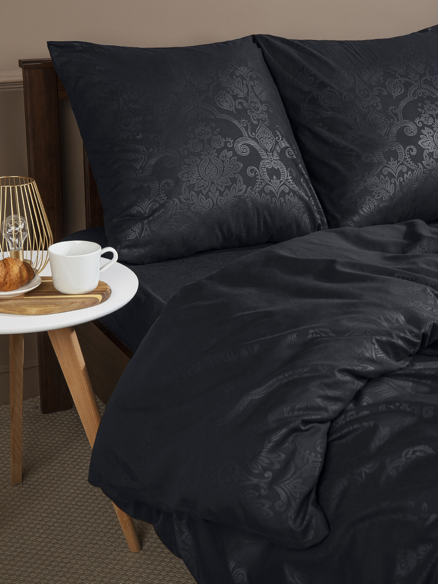 картинка Постельное бельё Amore Mio BZ QR Royal BLK EURO Mt 