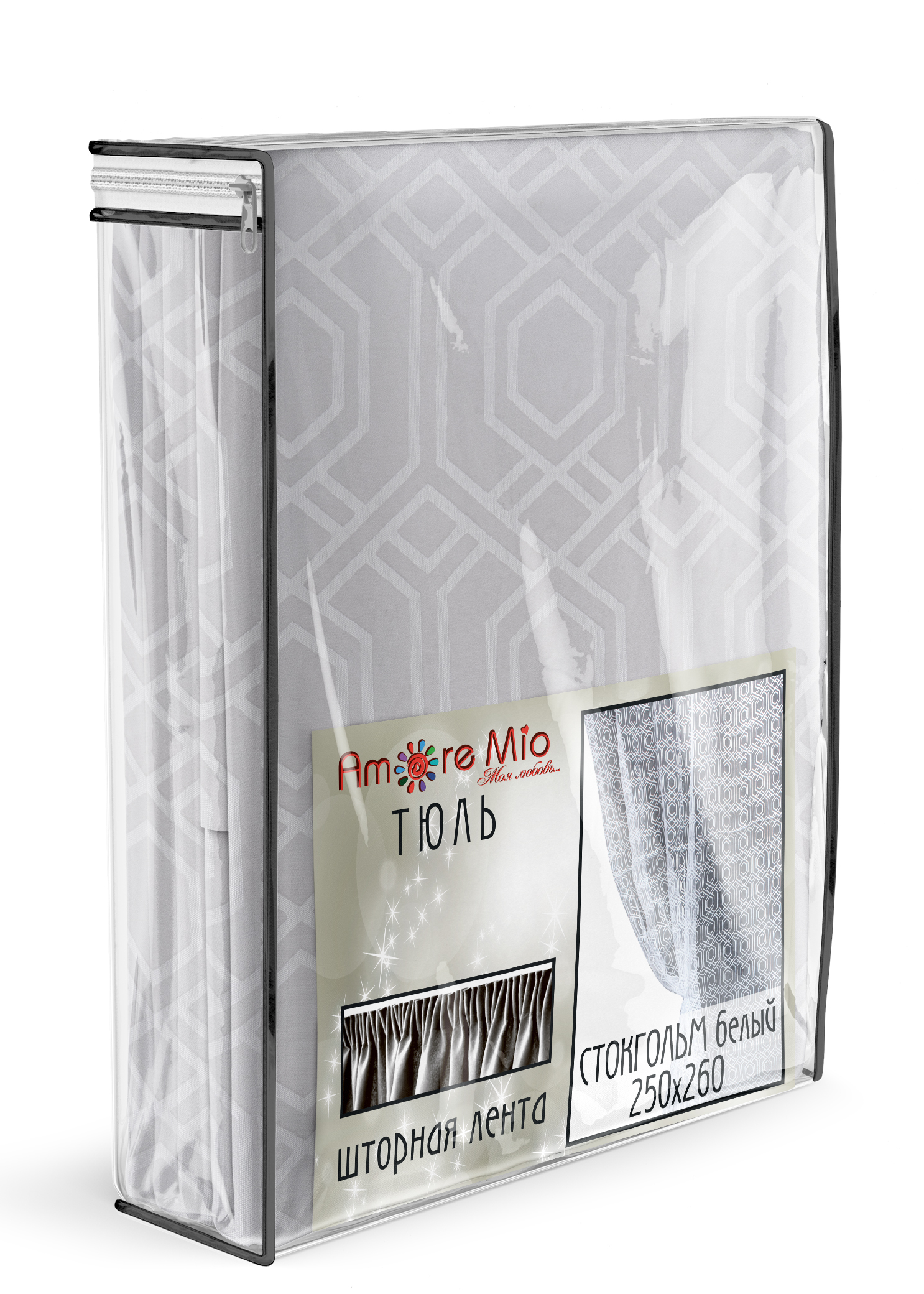 картинка Штора Amore Mio RR 4PL 3239-01 ut 2,5*2,6*1 белый 
