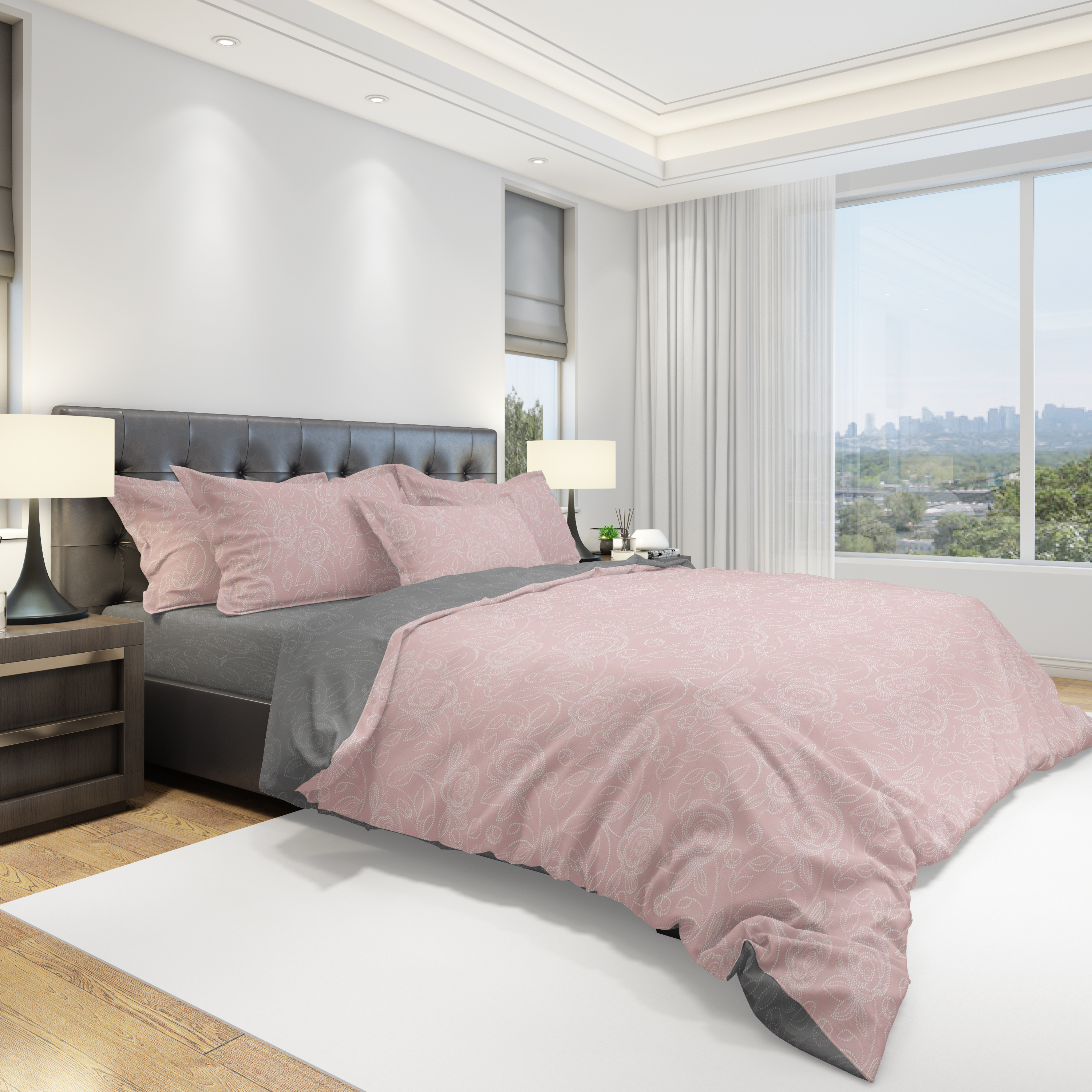 картинка Постельное бельё Amore Mio URG QR Fraction DOUBLE B 