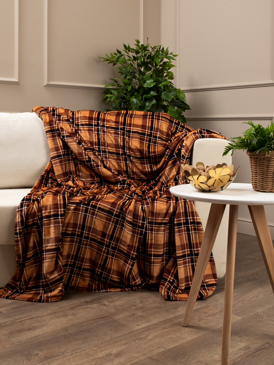 картинка Плед Texrepublic TF FN F133 b2022 Шотландка1 