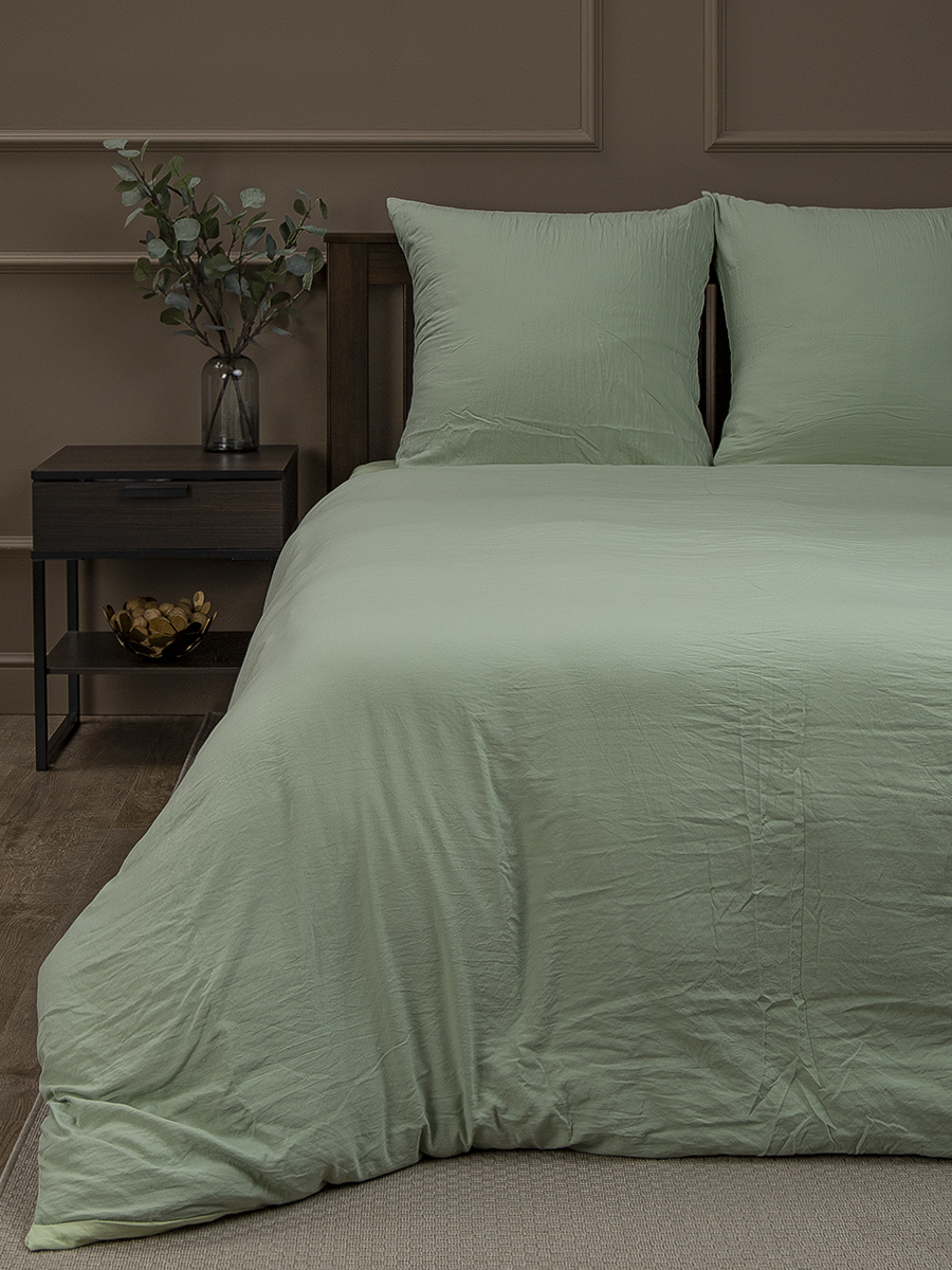 картинка Постельное бельё Amore Mio BZ QR Малахит EURO Mg 