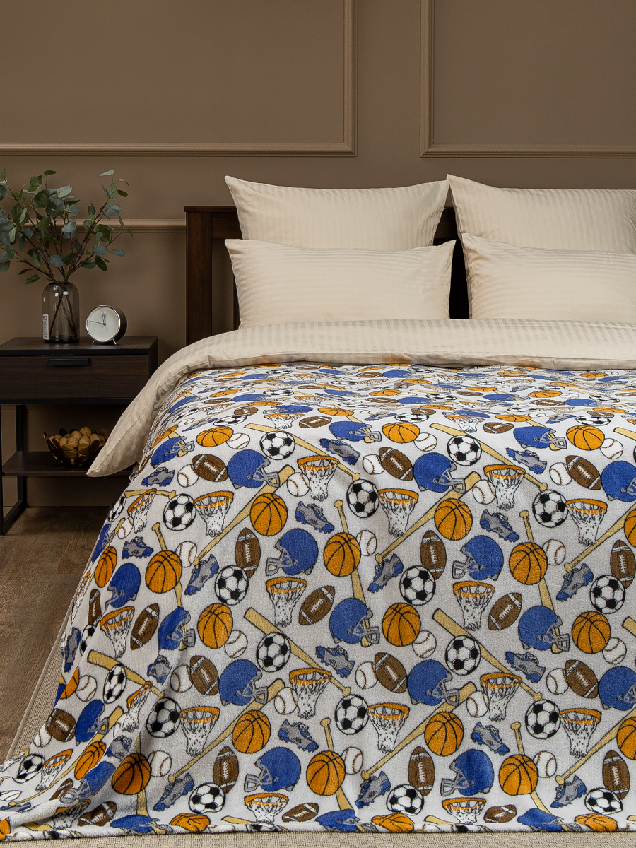 картинка Плед Texrepublic TF FN F147 b1520 Спорт мячи 