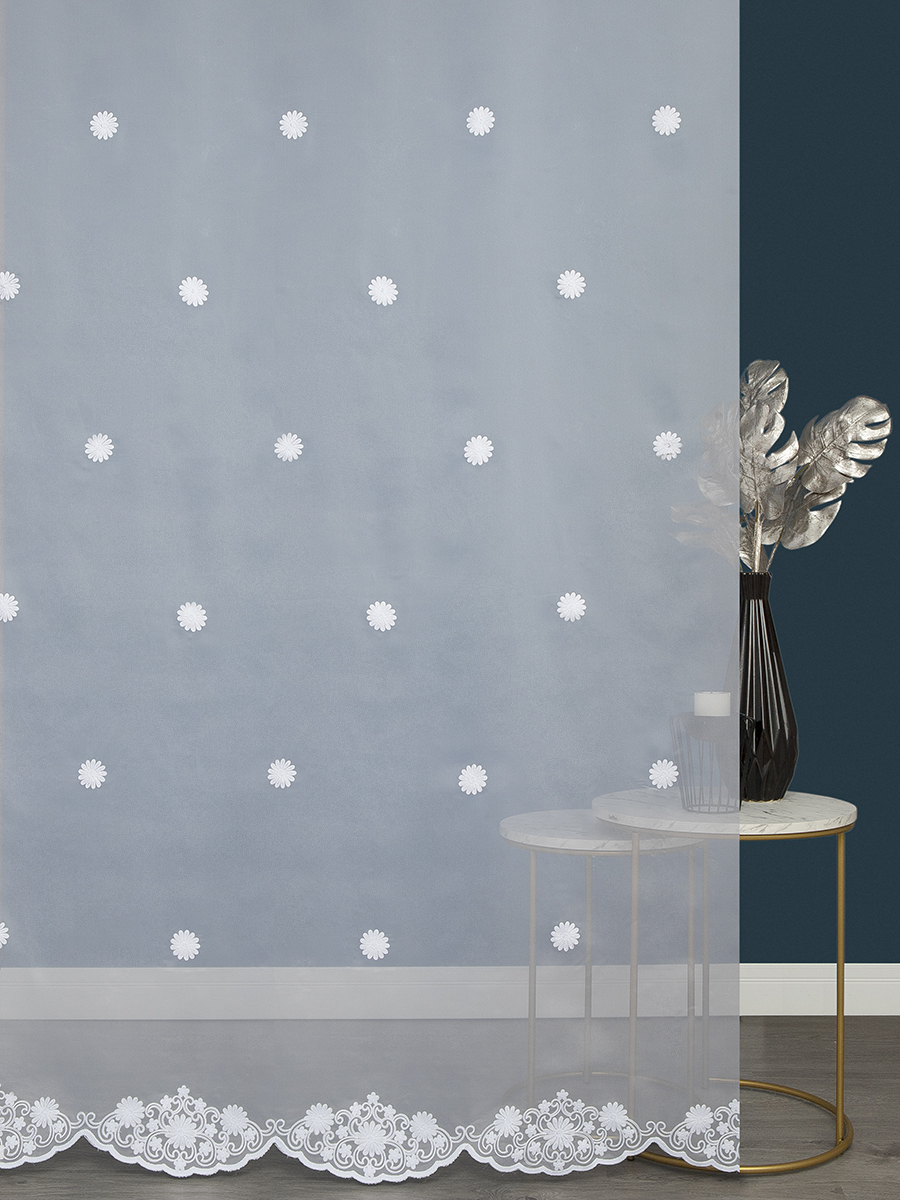 картинка Вуаль вышивка HH MJ2121-01/300 VB 