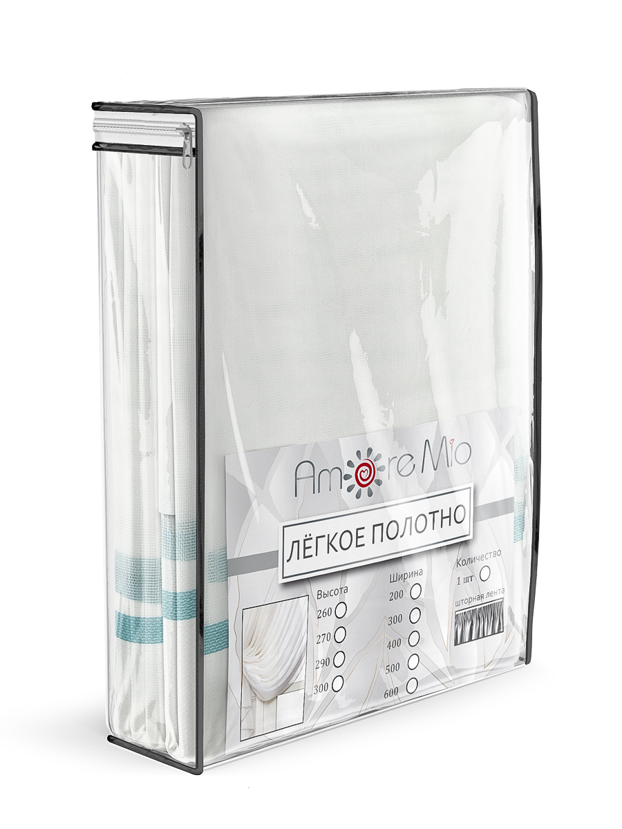 картинка Штора Amore Mio RR 2145-108 ut 3,0*2,8*1 бирюзовый 