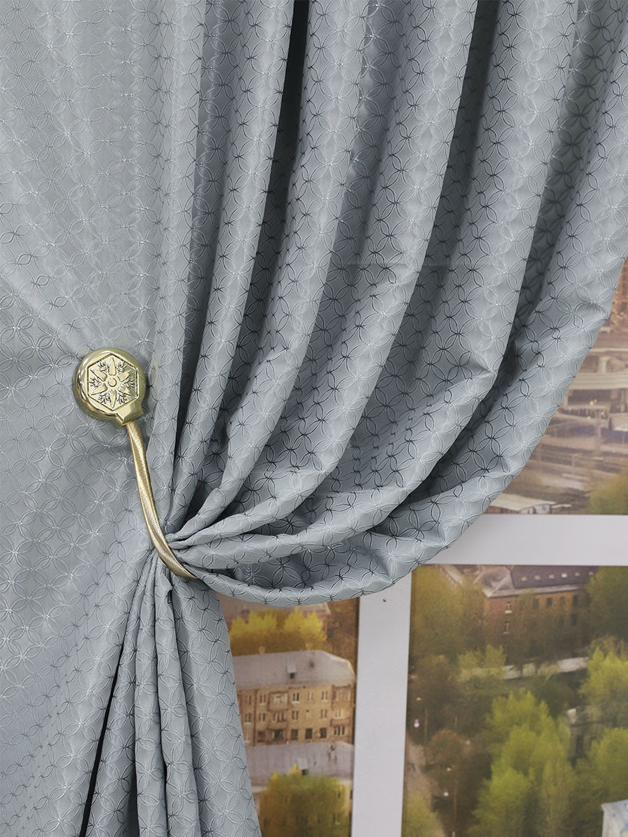 картинка Штора Amore Mio RR H9936-623 1,4*2,7*1 серый 