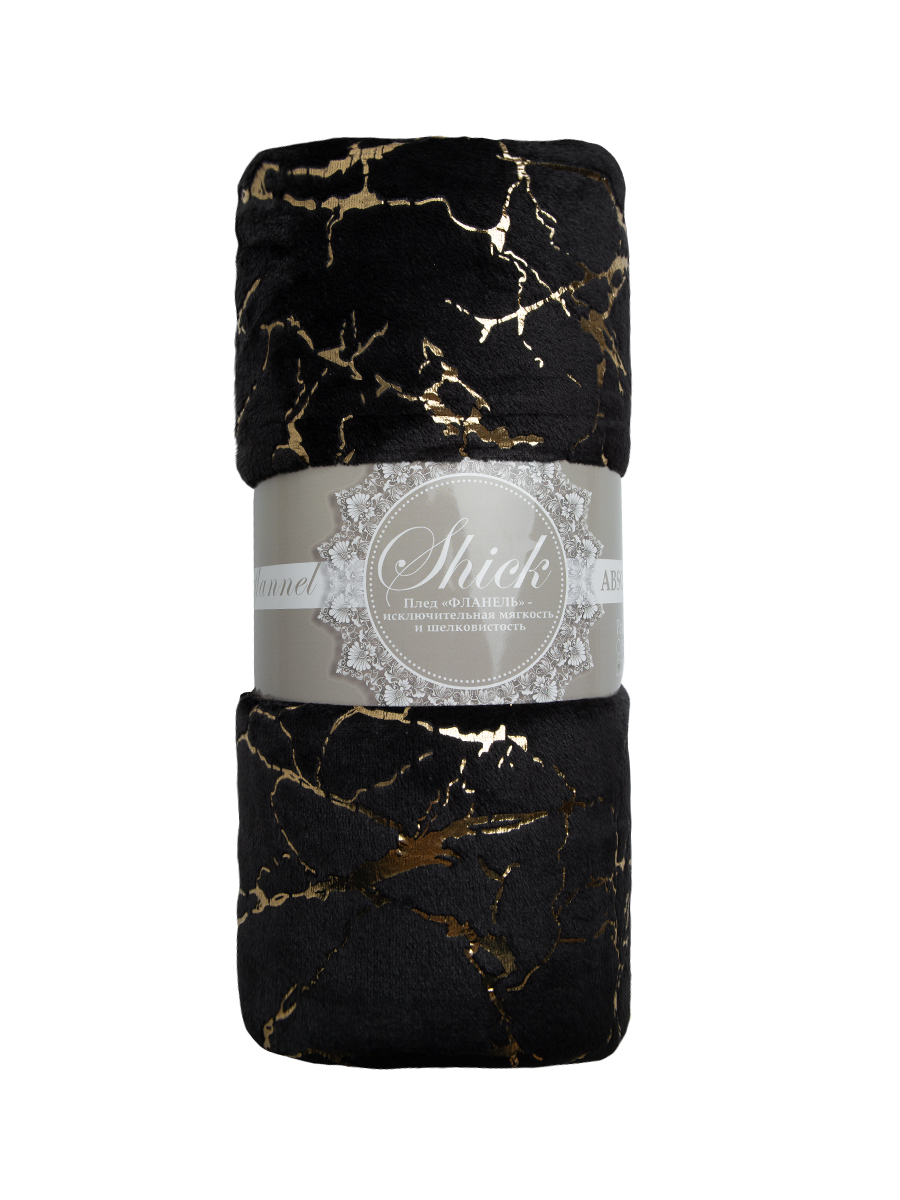 картинка Плед Texrepublic TF FNL BLK-GL 043/2022 m-мрамор NC 