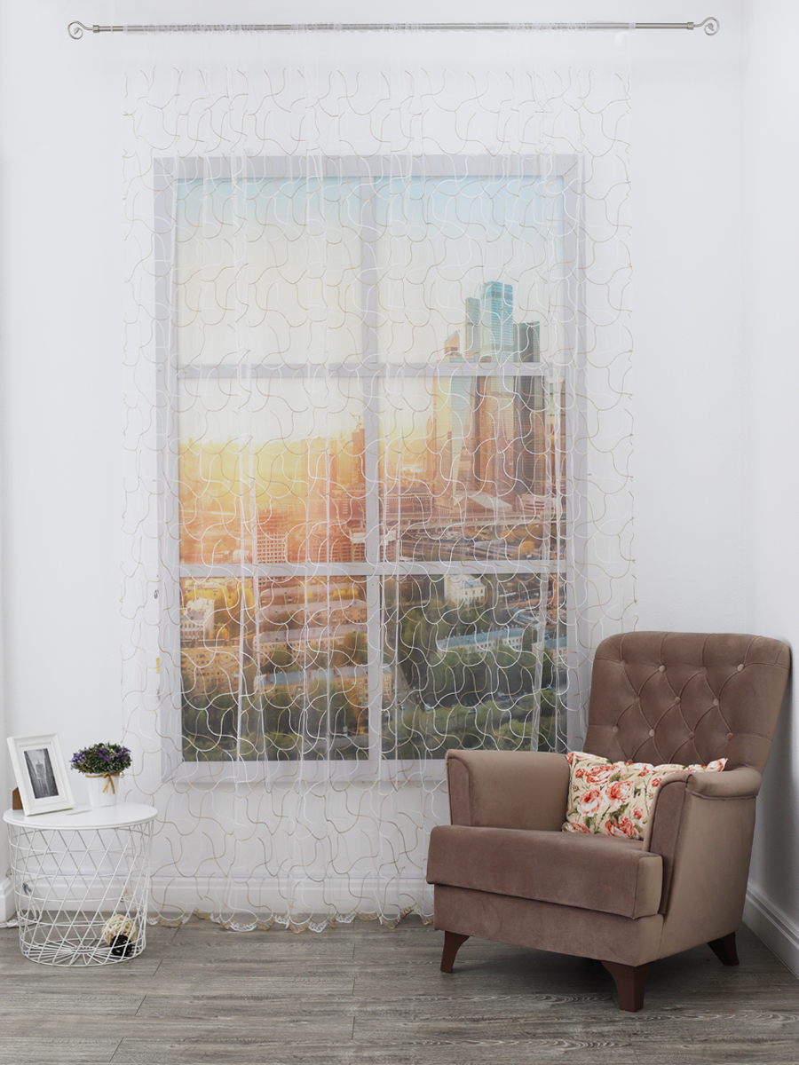 картинка Штора Amore Mio RR 12137-2386 3,0*2,7*1 золотой 