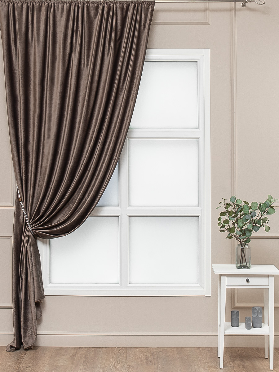 картинка Штора Amore Mio RR 6ML T66-24 1,8*2,8*1 коричневый 