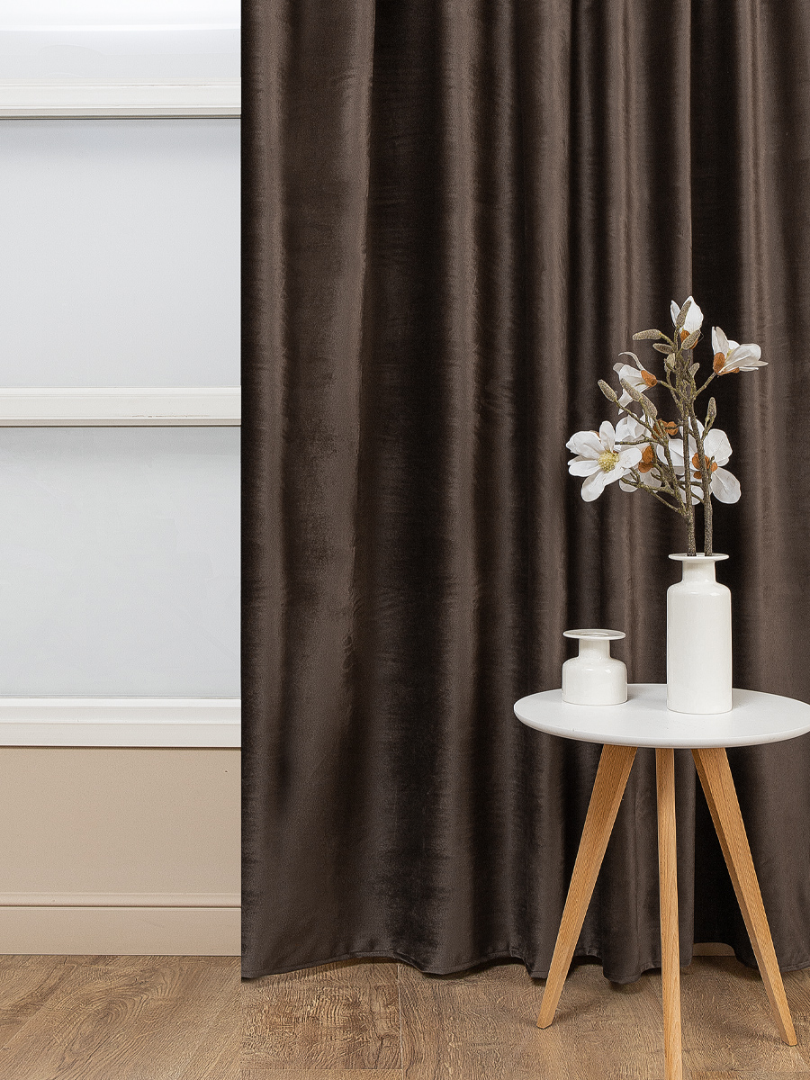 картинка Штора Amore Mio RR 6ML T99-023 1,6*2,7*1 коричневый nc 