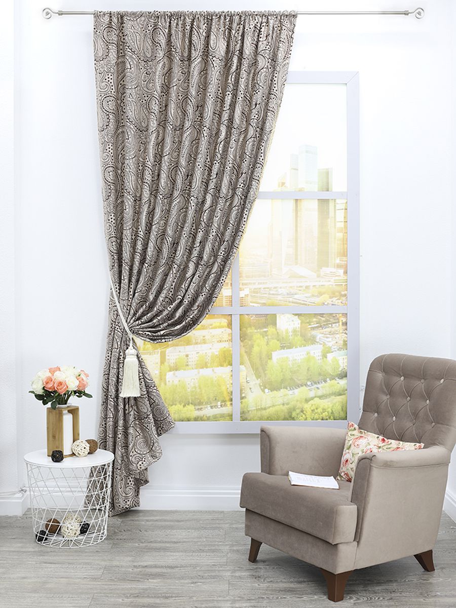 картинка Штора Amore Mio RR 15ZQ22-04 2,0*2,7*1 венге 