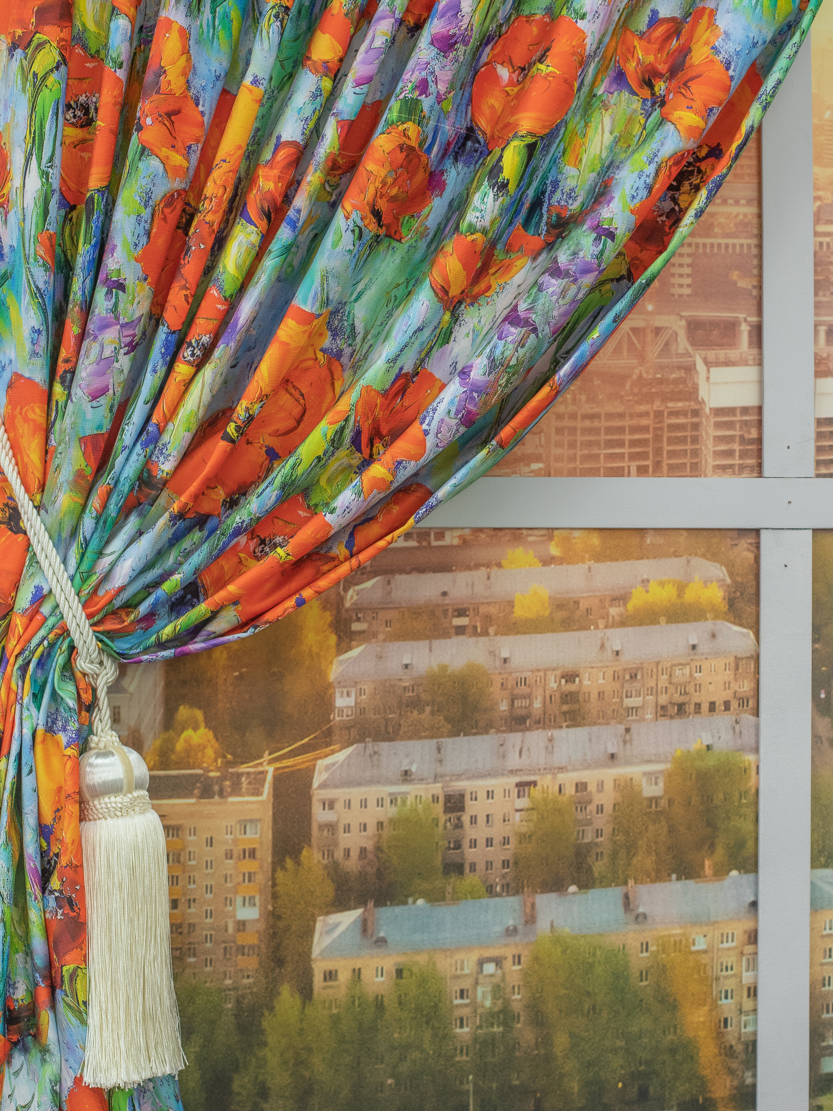 картинка Штора Amore Mio RR 12844-1V 2,0*2,7*1 оранжевый 