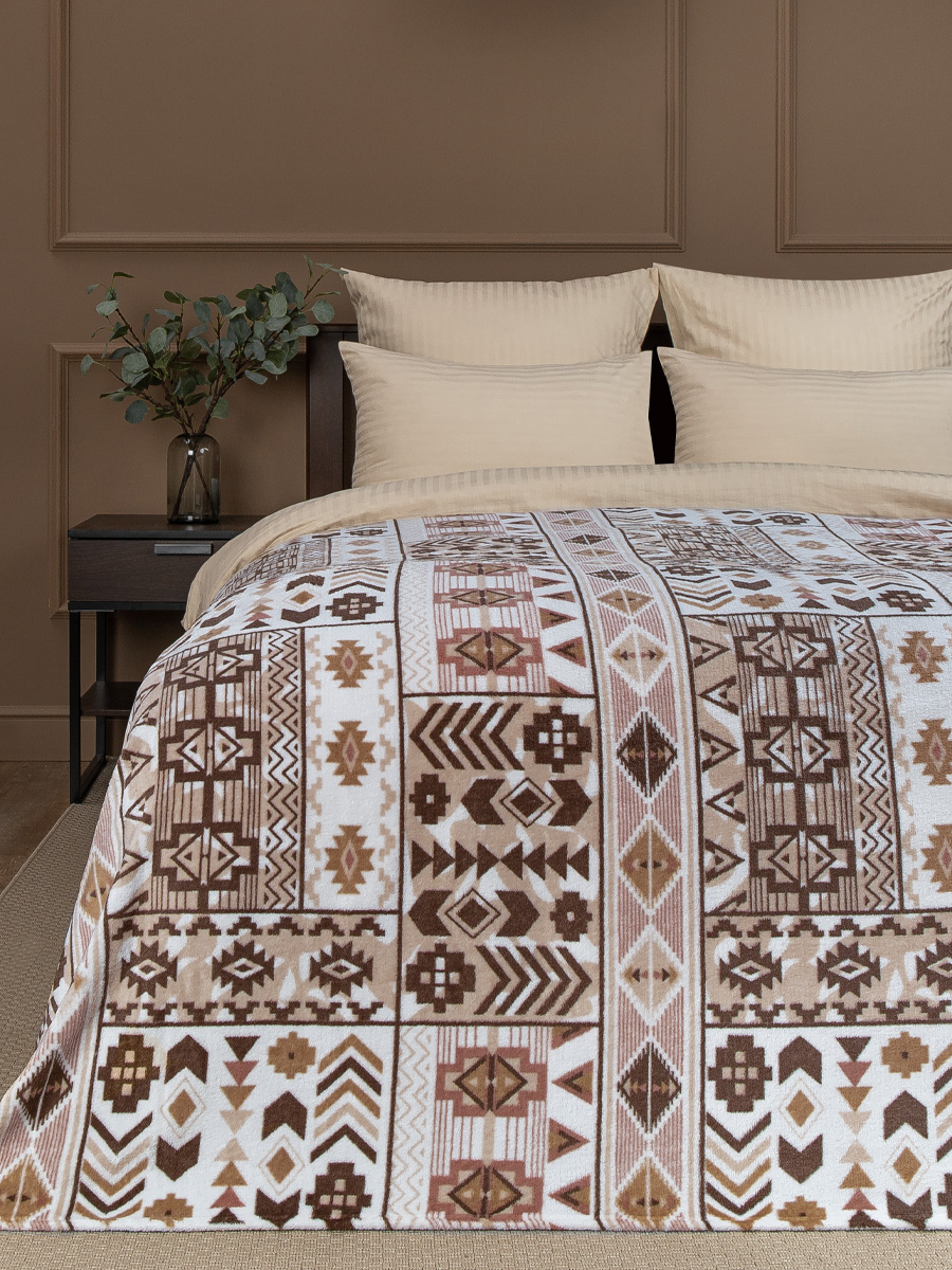 картинка Плед Texrepublic TF FN F75 b1520 Абстракция 70-ых 