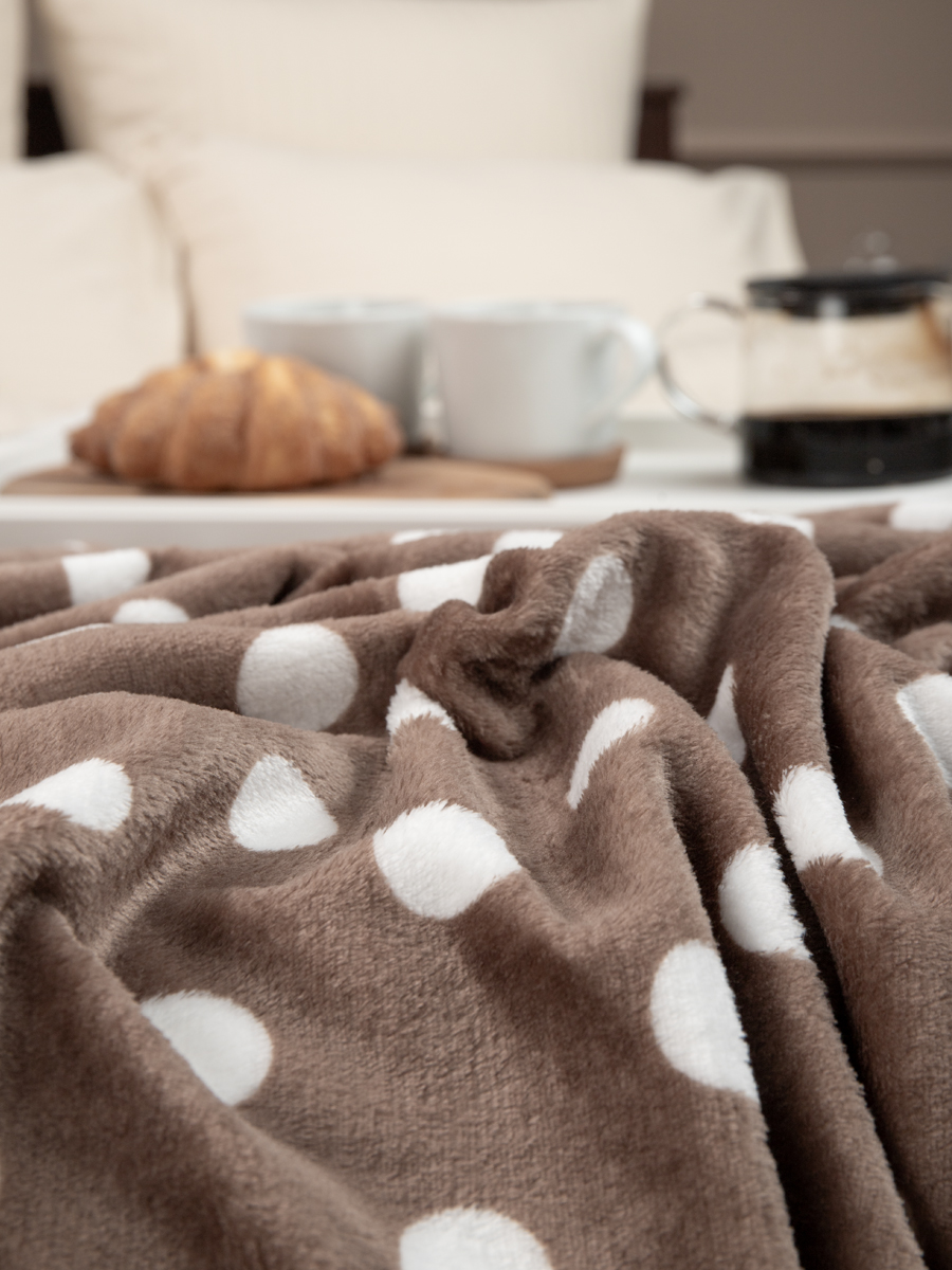 картинка Плед Texrepublic TF FN F111BR2 b1520 Горох 