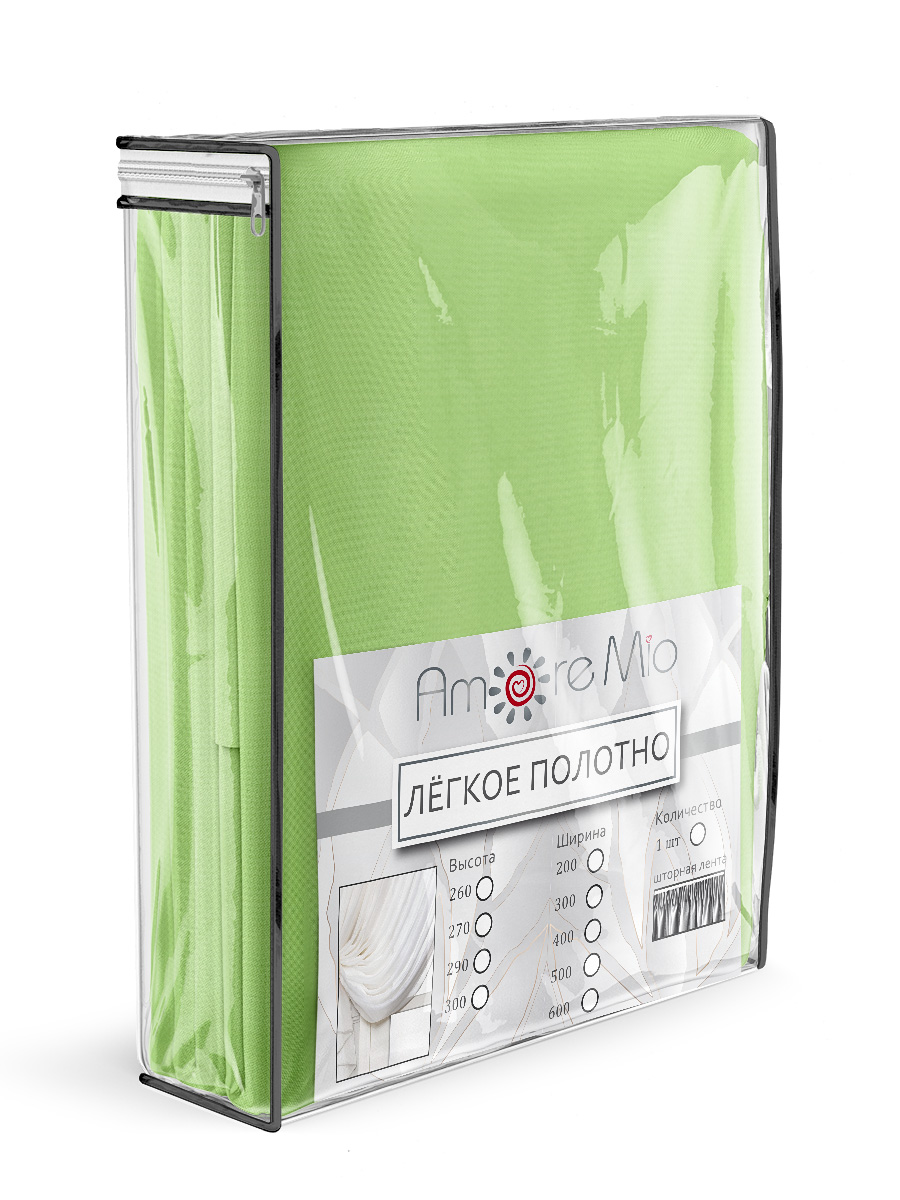 картинка Штора Amore Mio RR 4ML lux-106 3,0*2,7*1 салатовый 