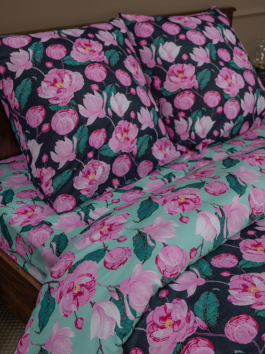 картинка Постельное бельё Amore Mio URG QR Flora EURO B 