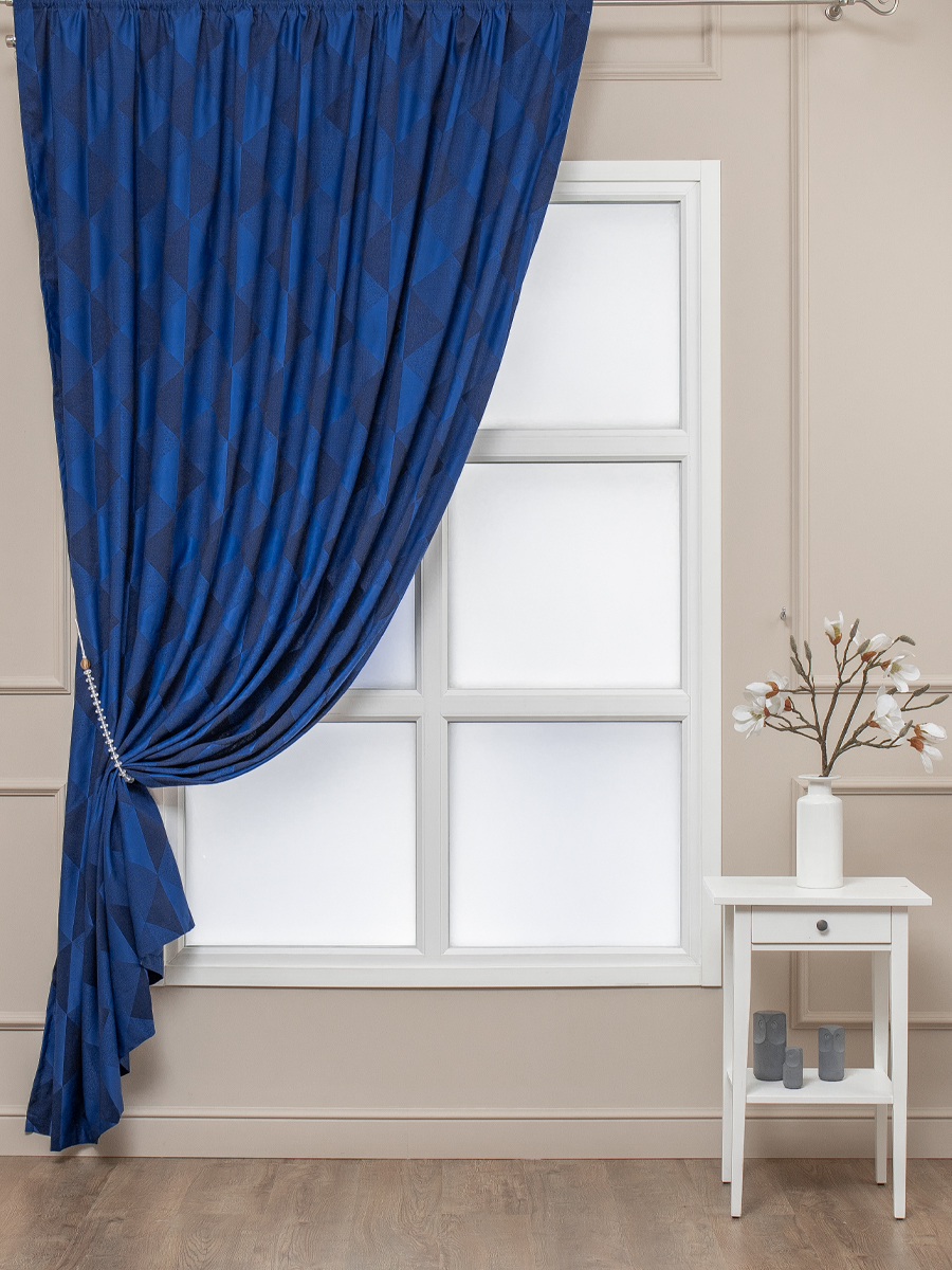 картинка Штора Amore Mio RR Zeli62-02-2846M 2,0*2,7*1 синий 