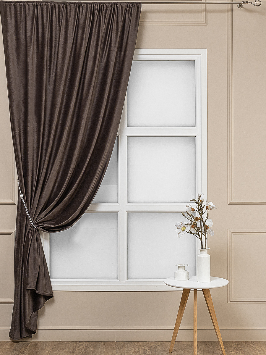картинка Штора Amore Mio RR 6ML T99-023 1,6*2,7*1 коричневый nc 