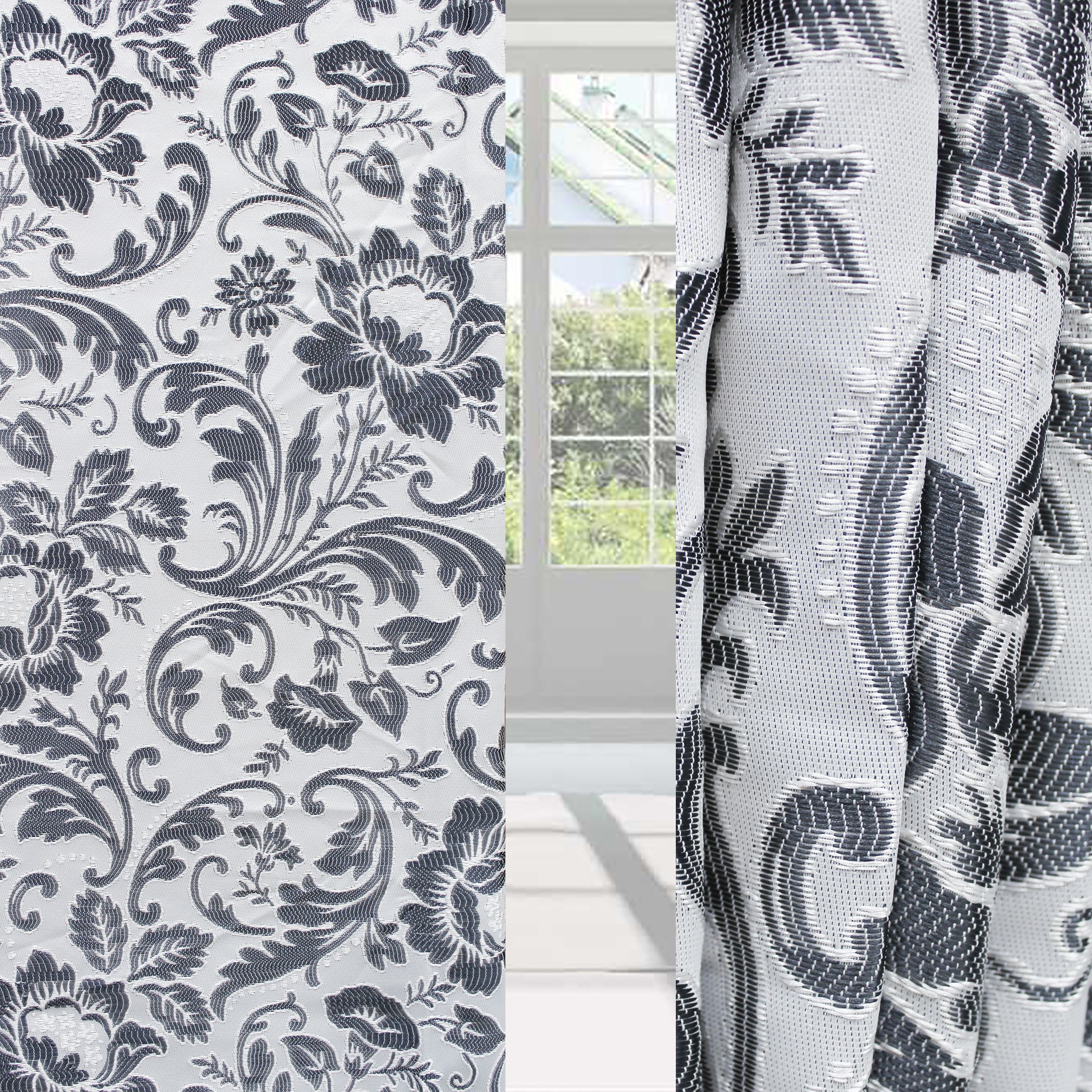 картинка Штора Amore Mio RR 511-16 1,4*2,7*1 серый 