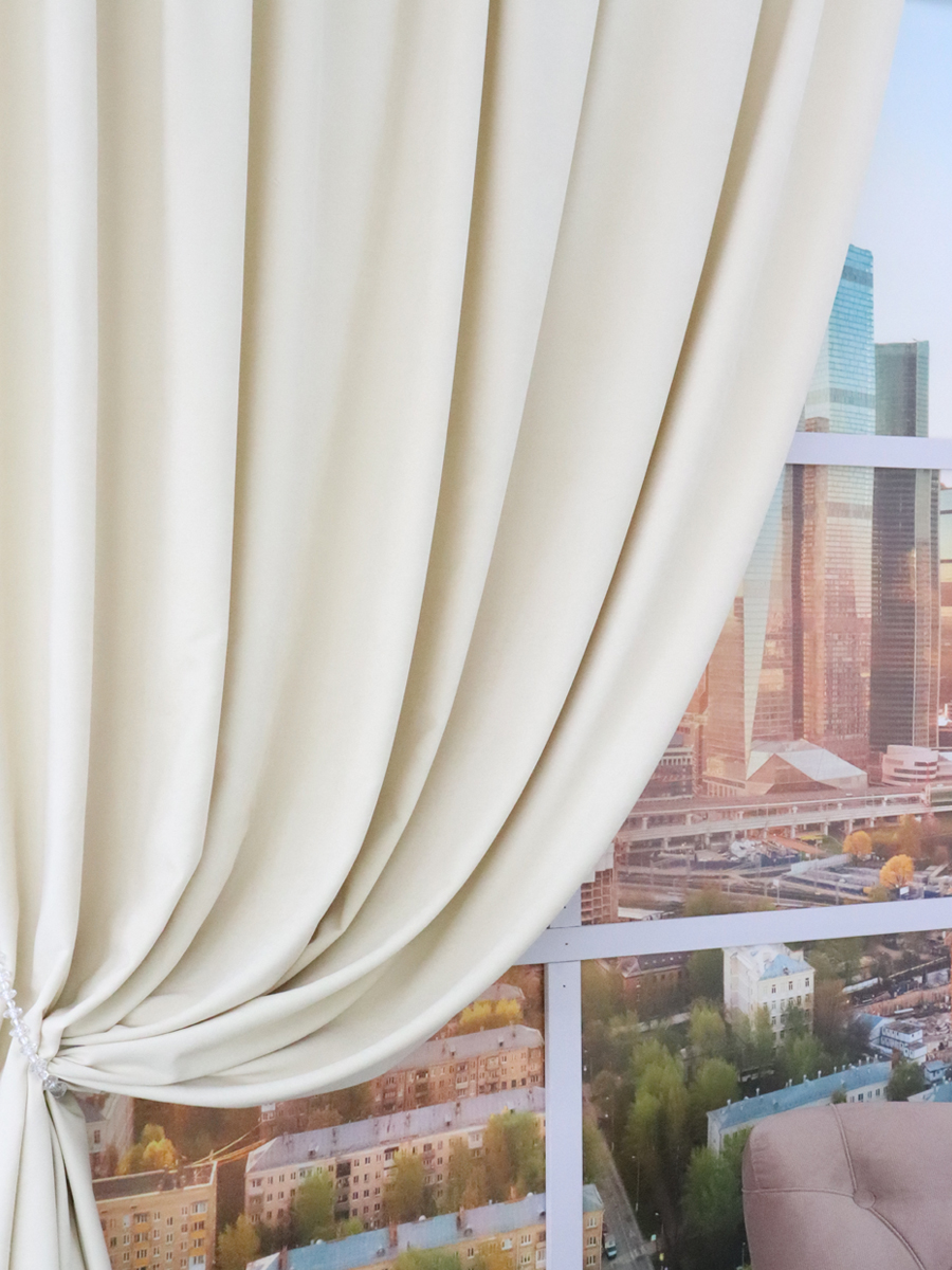 картинка Штора Amore Mio RR 1403-250 2,0*2,7*1 кремовый 