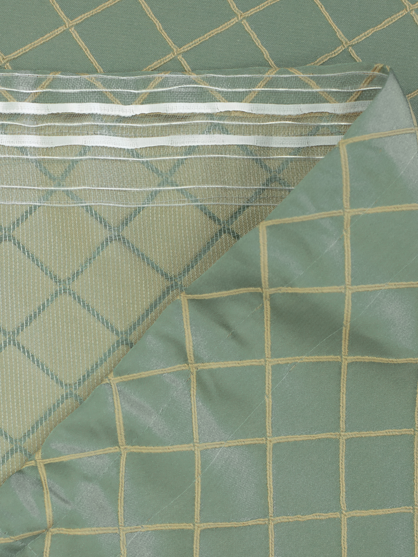 картинка Штора Amore Mio RR PL 80952-05 2,0*2,7*1 зелен/золот 