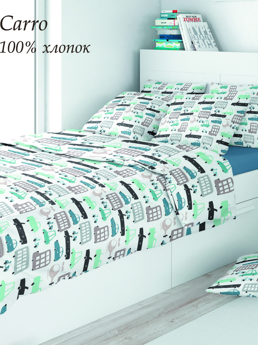 картинка Постельное бельё Amore Mio URG Carro SINGLE P 