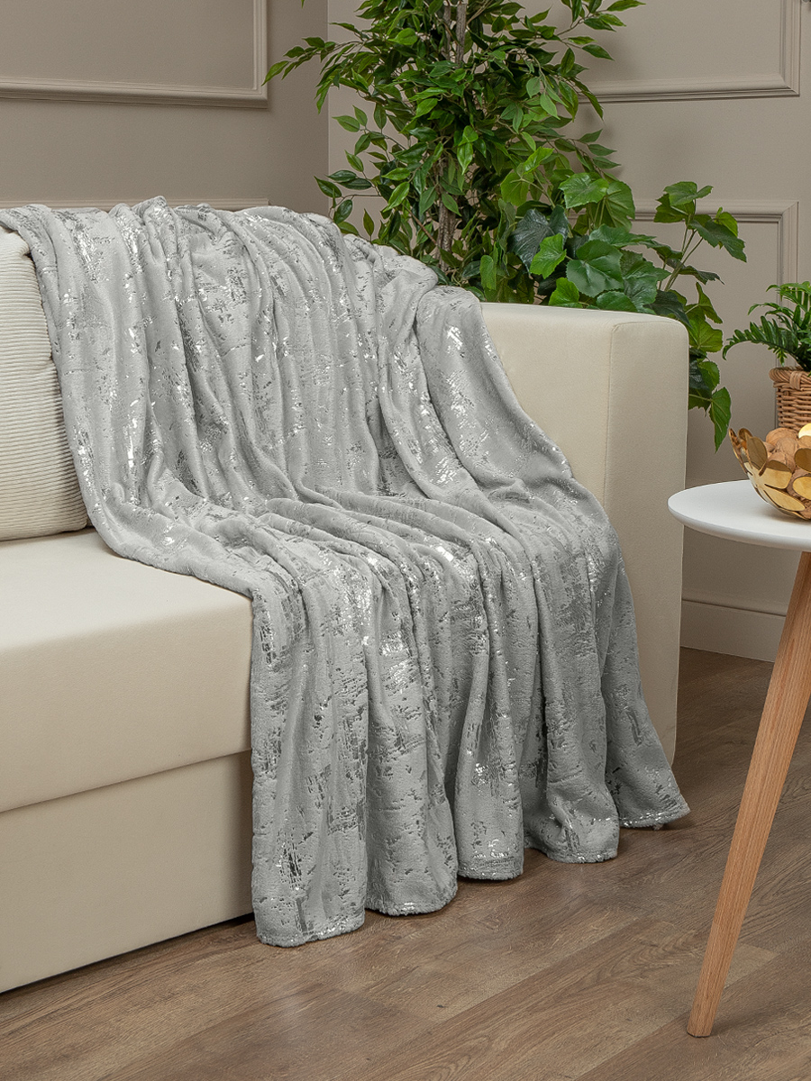 картинка Плед Texrepublic TF FNL GY9-SL 037/2022 мазки NC 