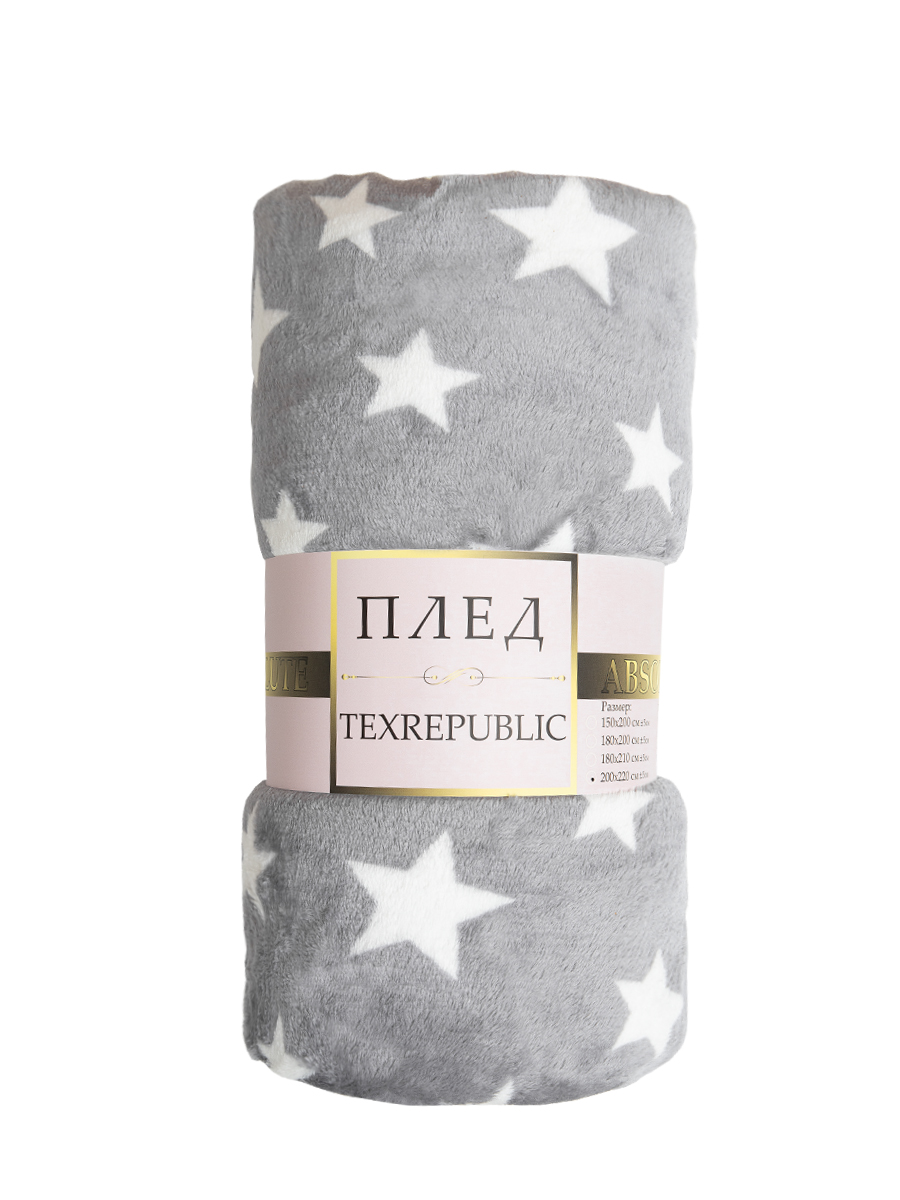 картинка Плед Texrepublic TF FN F107GY4 b1820 Звёзды 
