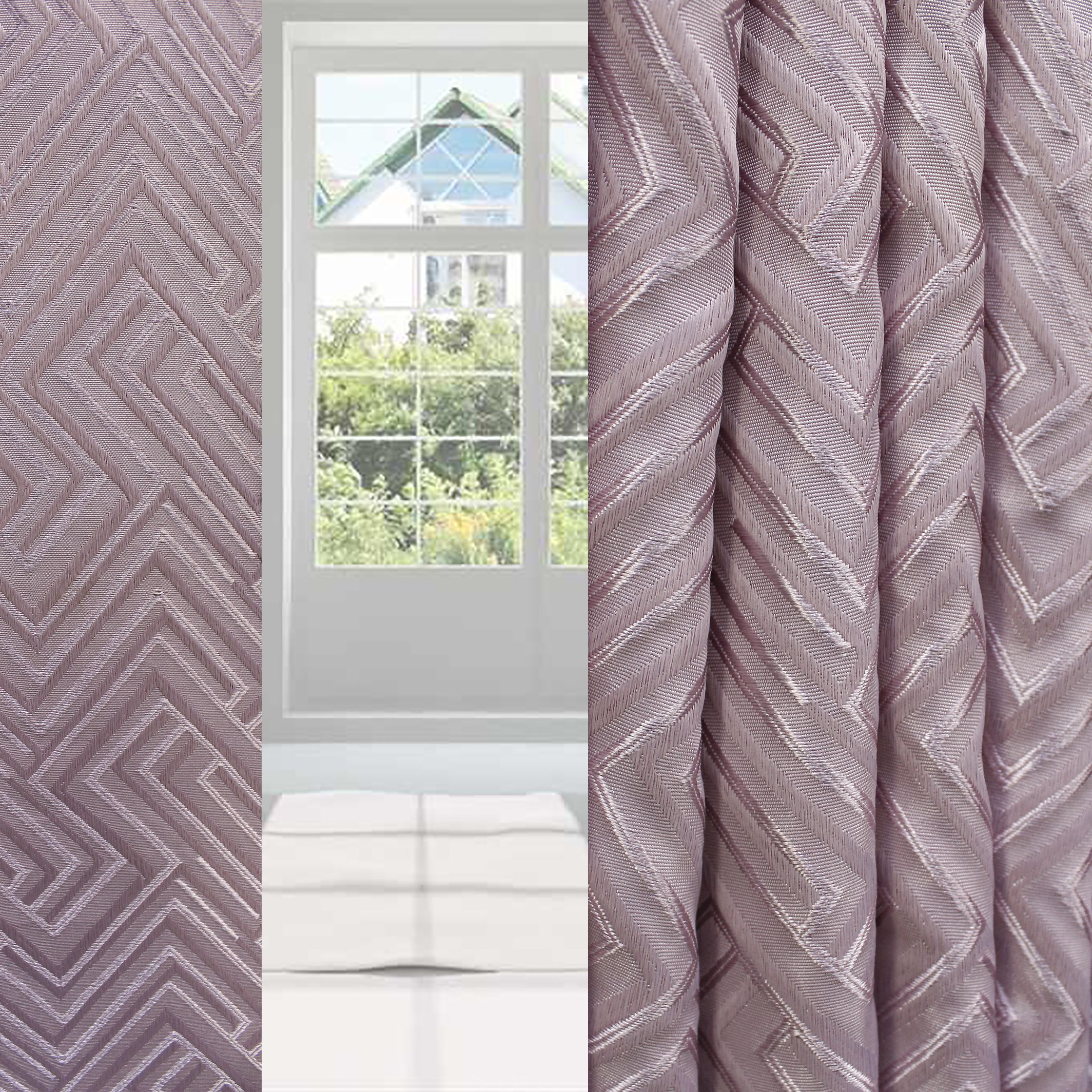 картинка Штора Amore Mio RR H9892-614 1,4*2,7*1 розовая пудра 