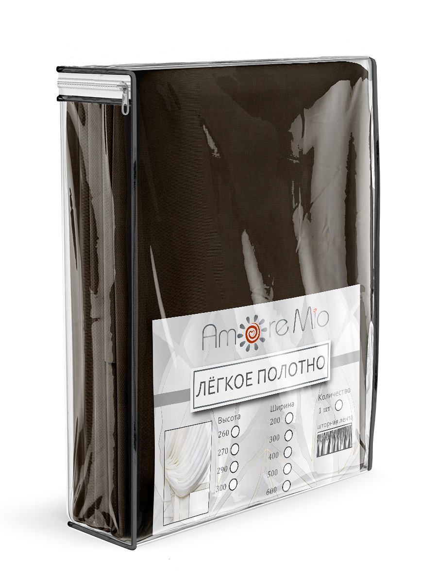 картинка Штора Amore Mio RR 6PL 1170-020 3,0*2,7*1 коричневый nc 