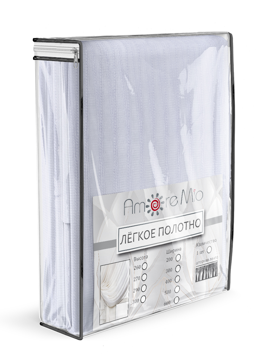 картинка Штора Amore Mio RR 6PL 2176-001 ut 3,0*2,9*1 белый nc 