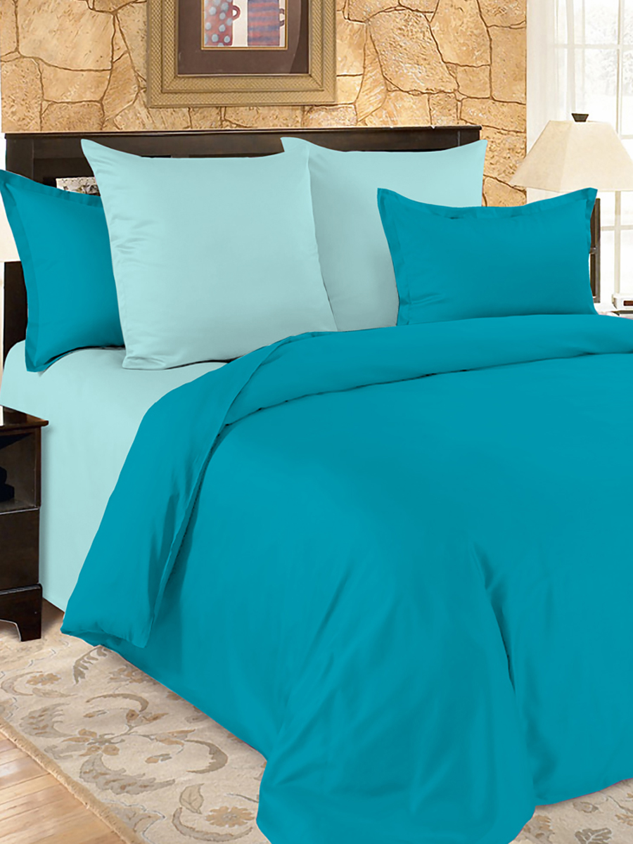 картинка Постельное бельё Amore Mio BZ QR Aquamarine EURO Mg 