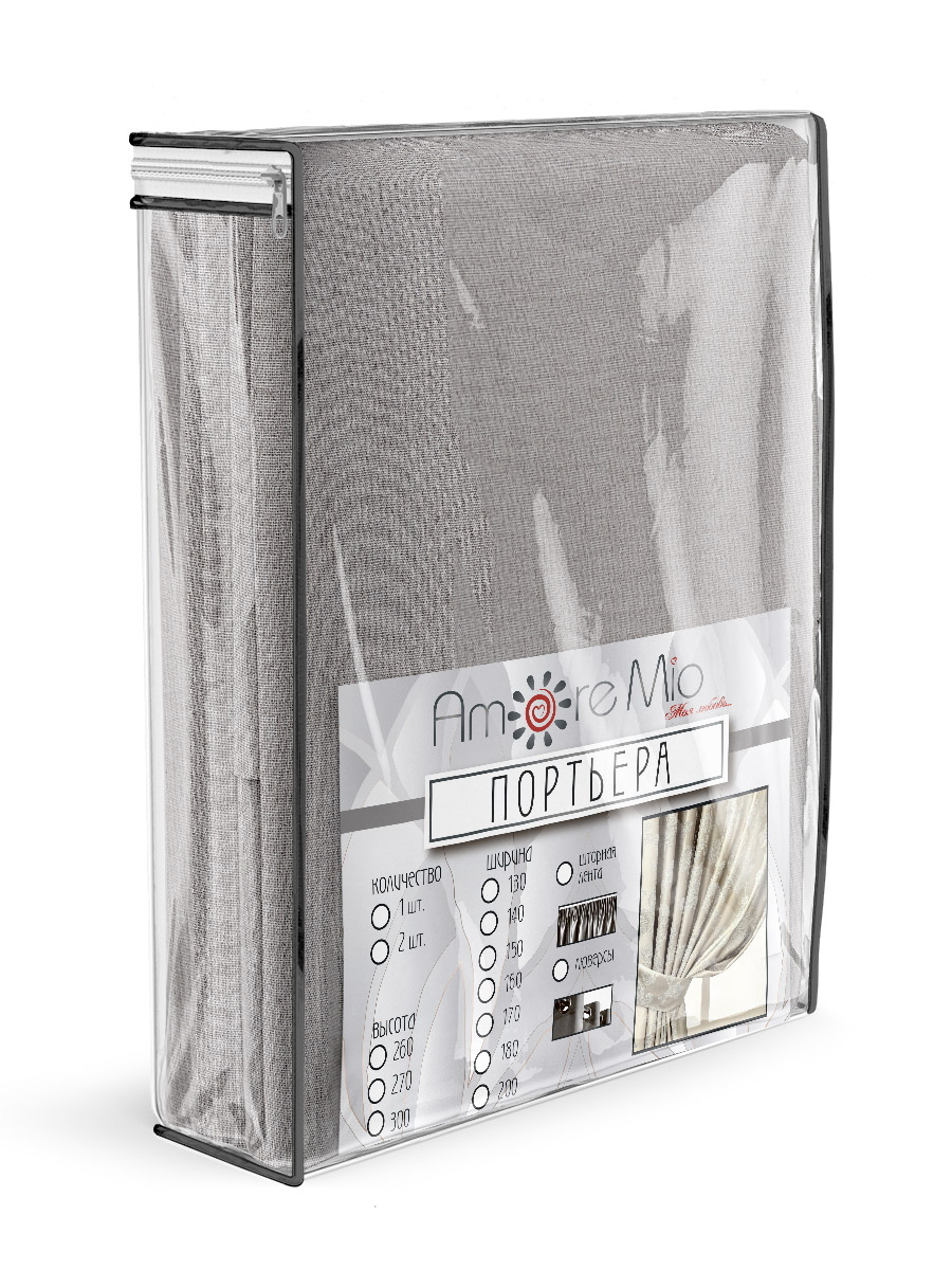 картинка Штора Amore Mio RR 6ML 102-002 1,5*2,7*2 бежевый nc 