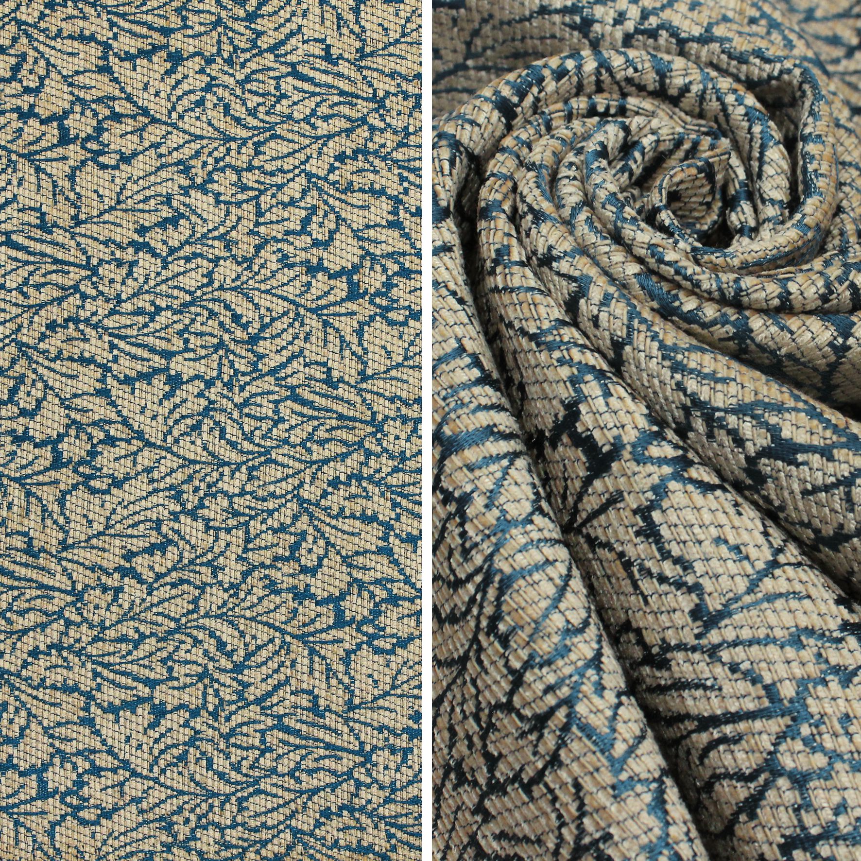 картинка Штора Amore Mio RR JH327A-09 2,0*2,7*1 синий 