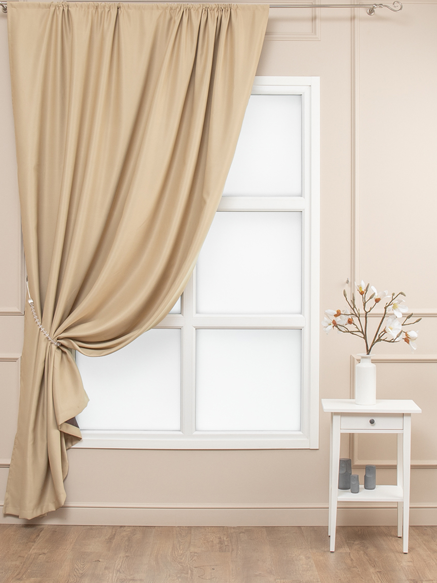 картинка Штора Amore Mio RR 4ML Milan-02 2,0*2,7*1 бежевый 