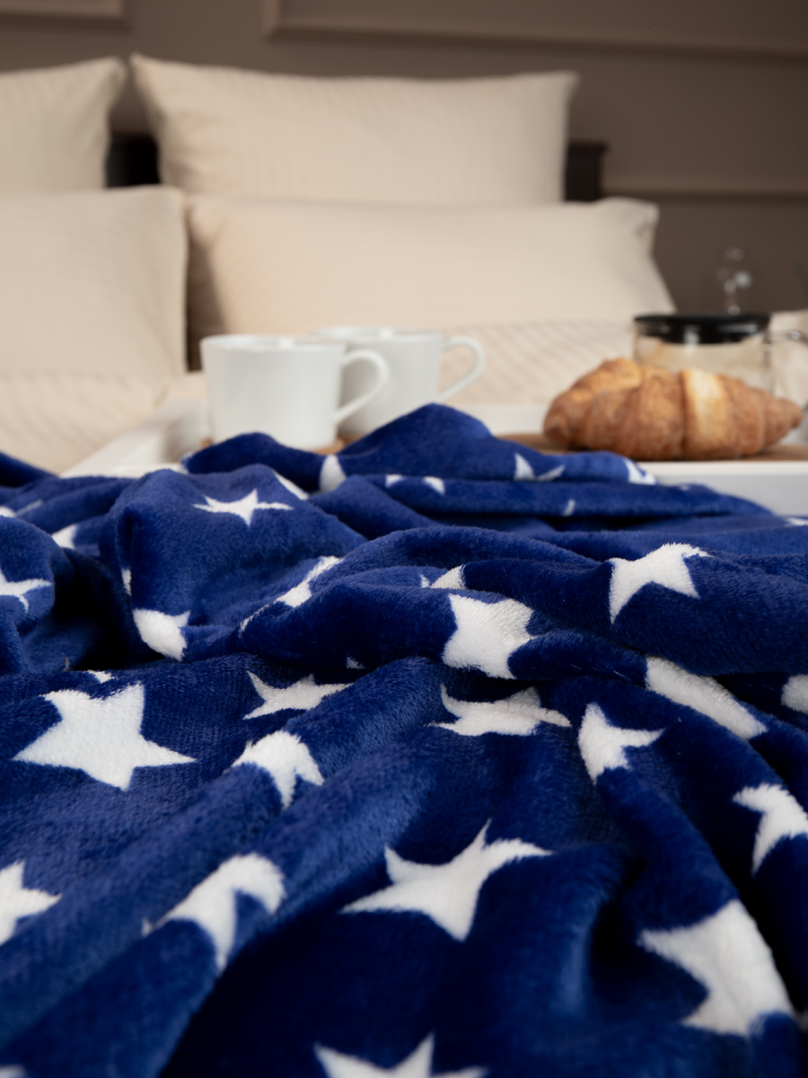 картинка Плед Texrepublic TF FN F107BL4 b2022 Звёзды 