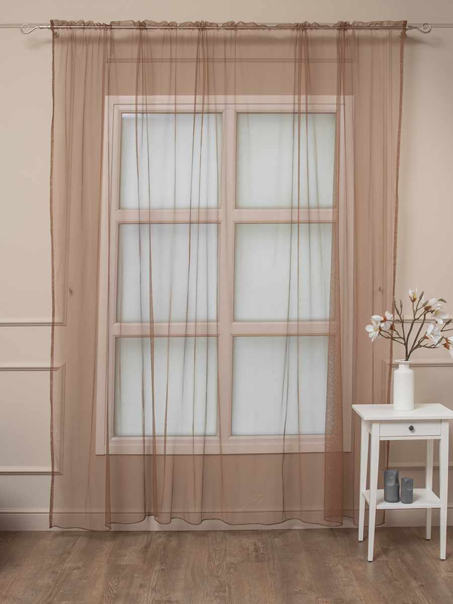 картинка Штора Amore Mio RR PL Selanik-12 ut 3,0*2,7*1 коричневый 