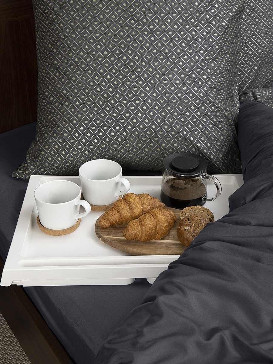 картинка Постельное бельё Amore Mio BZ QR Crown GY DOUBLE Msh 