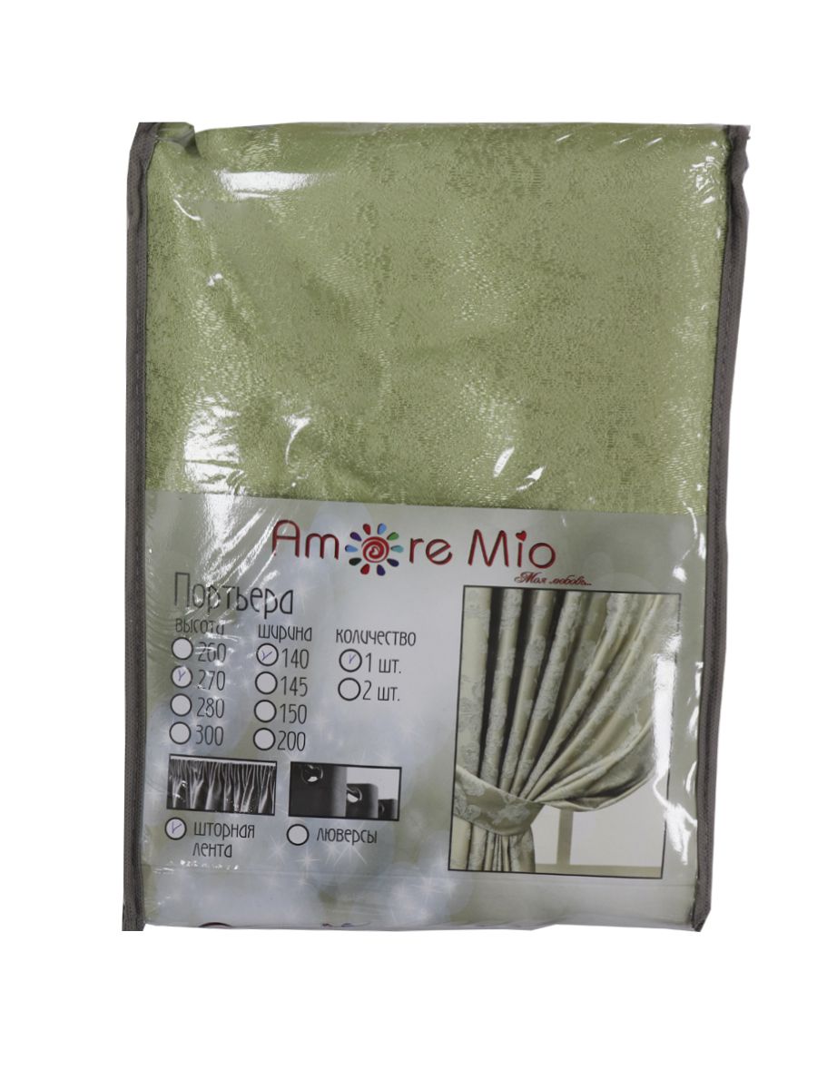 картинка Штора Amore Mio RR L553-106 1,4*2,7*1 салатовый 