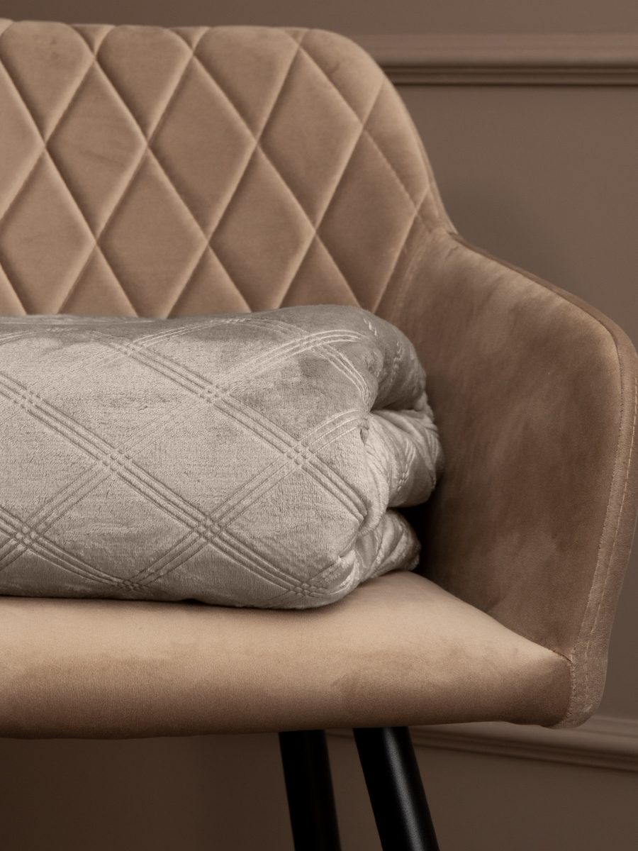 картинка Плед Texrepublic TF FNE BE-GY3 006/1520 c-клетка NC 