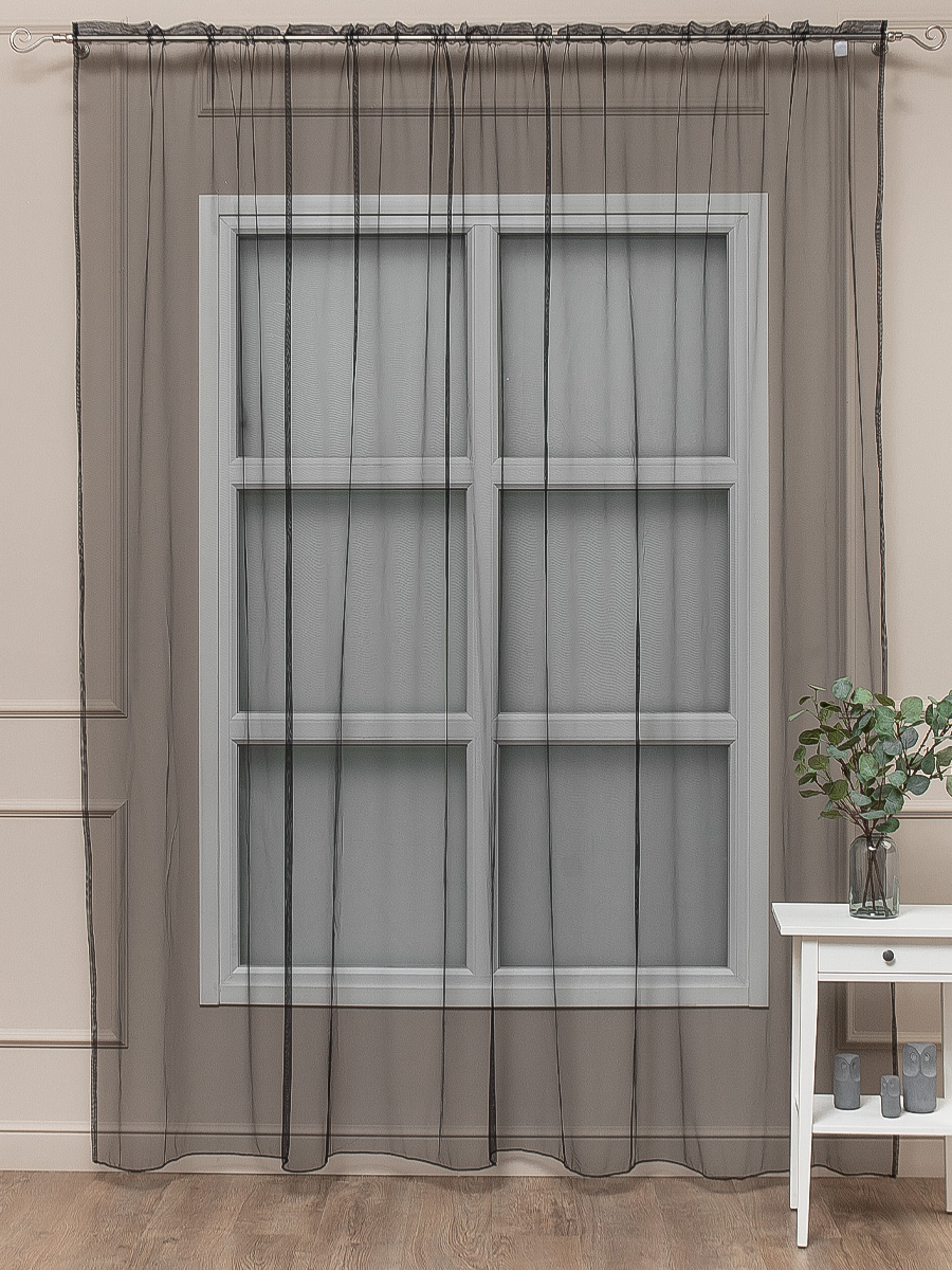 картинка Штора Amore Mio RR 6PL Selanik-043 ut 3,0*2,7*1 черный nc 