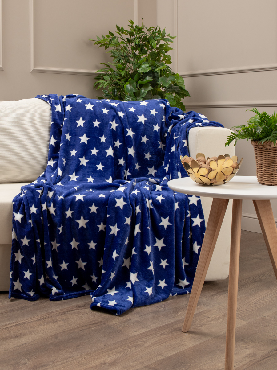 картинка Плед Texrepublic TF FN F107BL4 b2022 Звёзды 