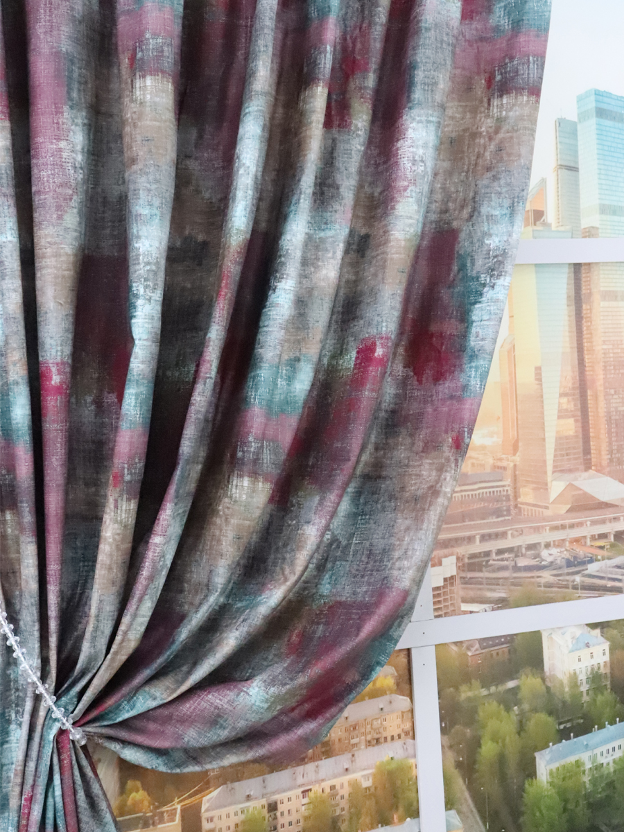 картинка Штора Amore Mio RR 11111-26 2,0*2,7*1 фуксия 