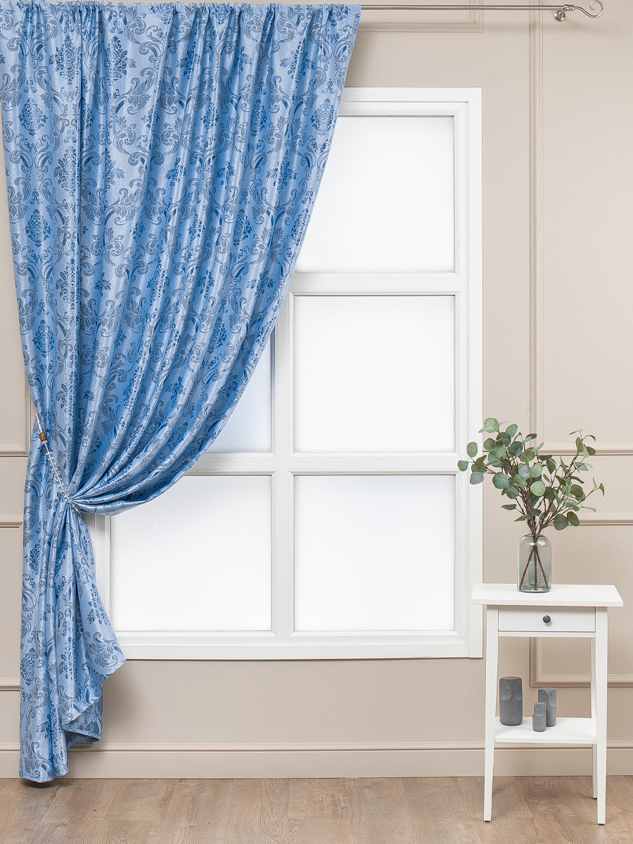 картинка Штора Amore Mio RR 25683-604 2,0*2,6*1 голубой 