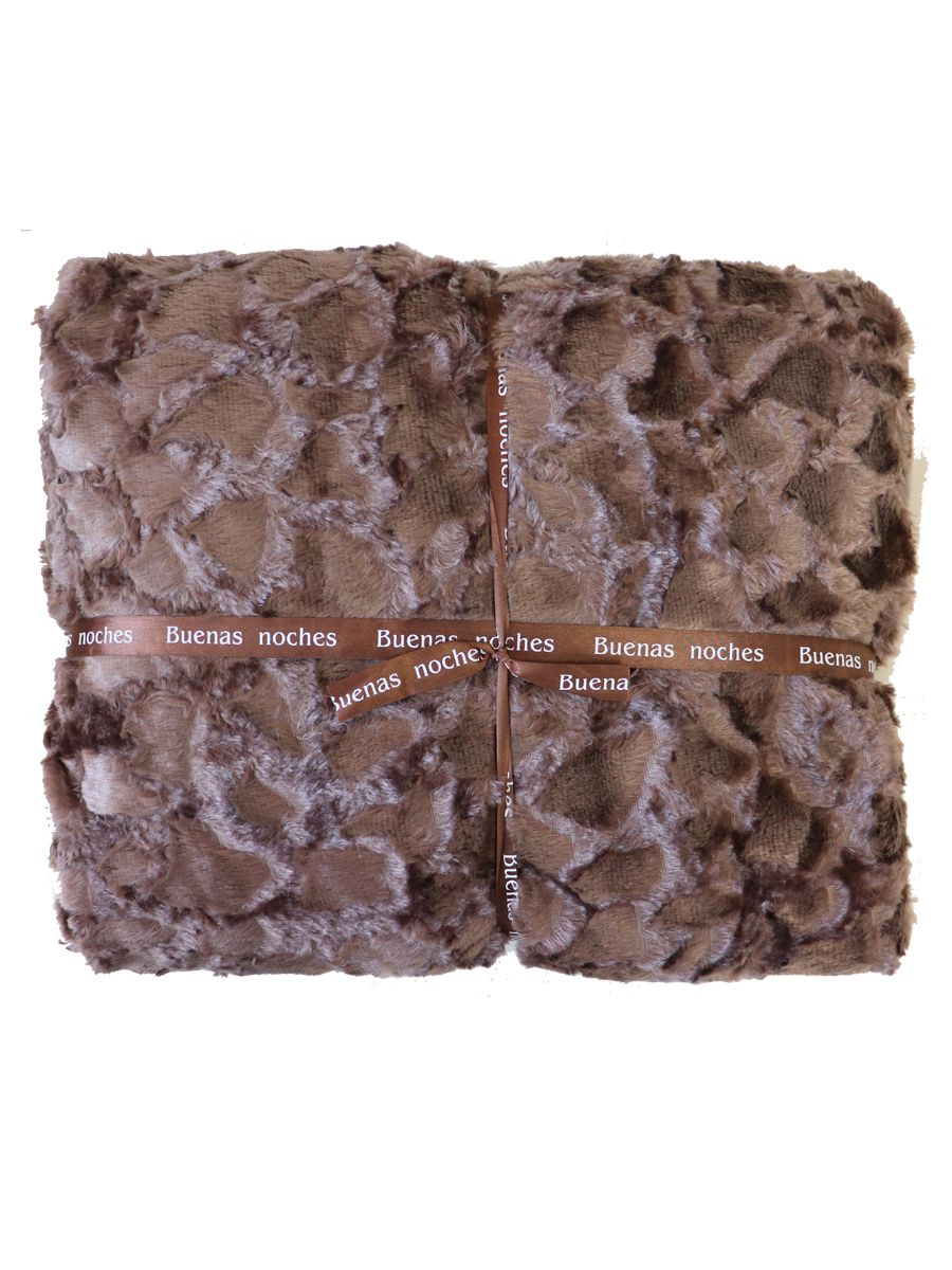 картинка Плед Buenas Noches искусст мех TF F013CO 2224 17-1418 Камешки 