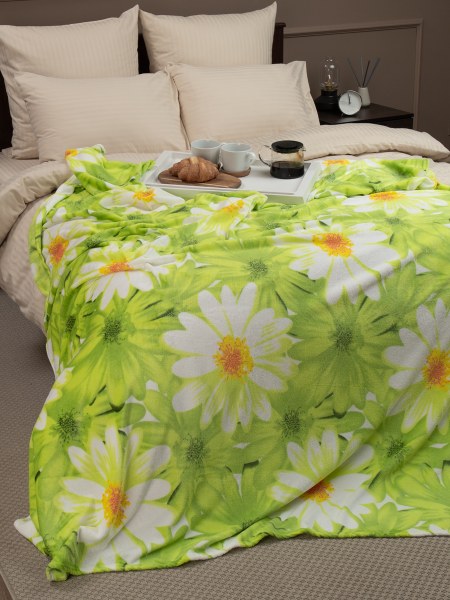 картинка Плед Texrepublic TF FN F116GR b1520 Ромашки 