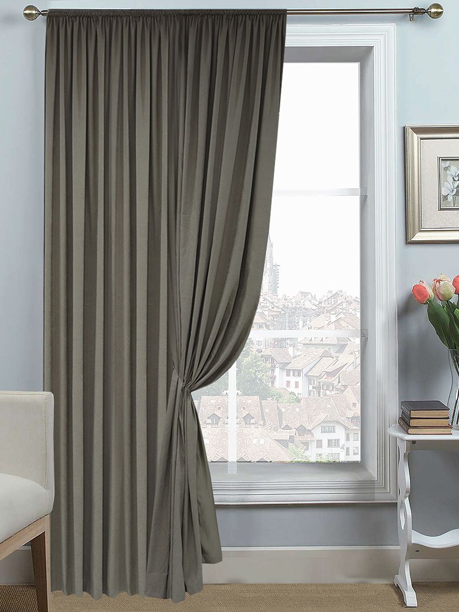 картинка Штора Amore Mio RR 3872-17 2,0*2,7*1 св.коричневый 