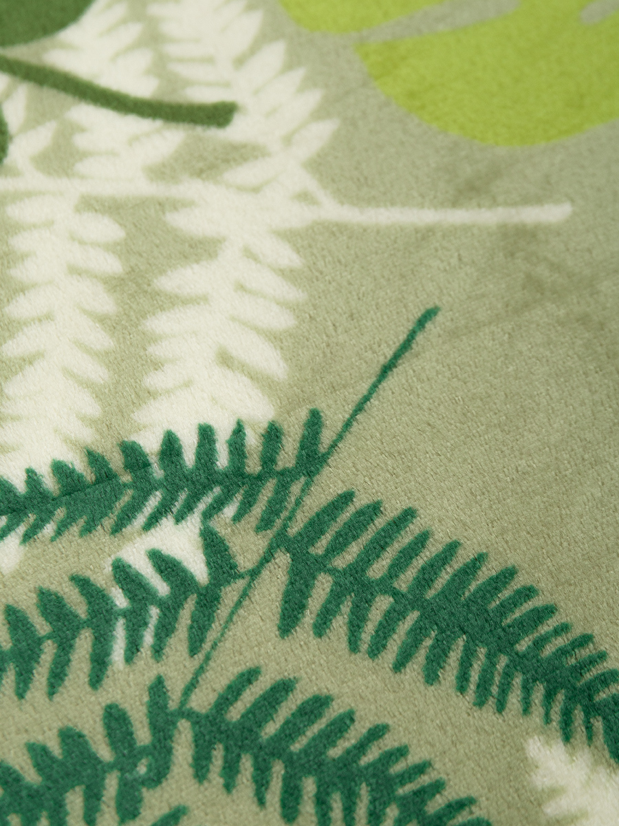 картинка Плед Texrepublic TF FN F131 b1420 Монстера и папоротник 