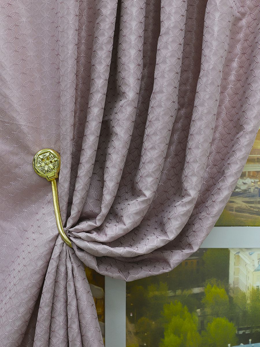 картинка Штора Amore Mio RR H9936-614 1,4*2,7*1 розовая пудра 