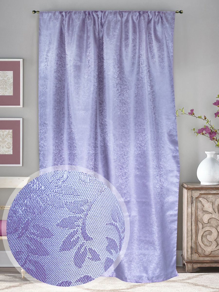 картинка Штора Amore Mio RR 6PL L505-52 1,4*2,7*1 фиолетовый 